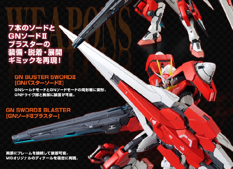 P-BANDAI MG 1/100 OO Gundam Seven Sword/G Inspection Color