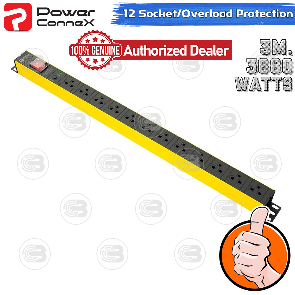 [CoolBlasterThai] PowerconneX Power plug Double Protection 12-WAY 3M (C5PVTTS-TS12)