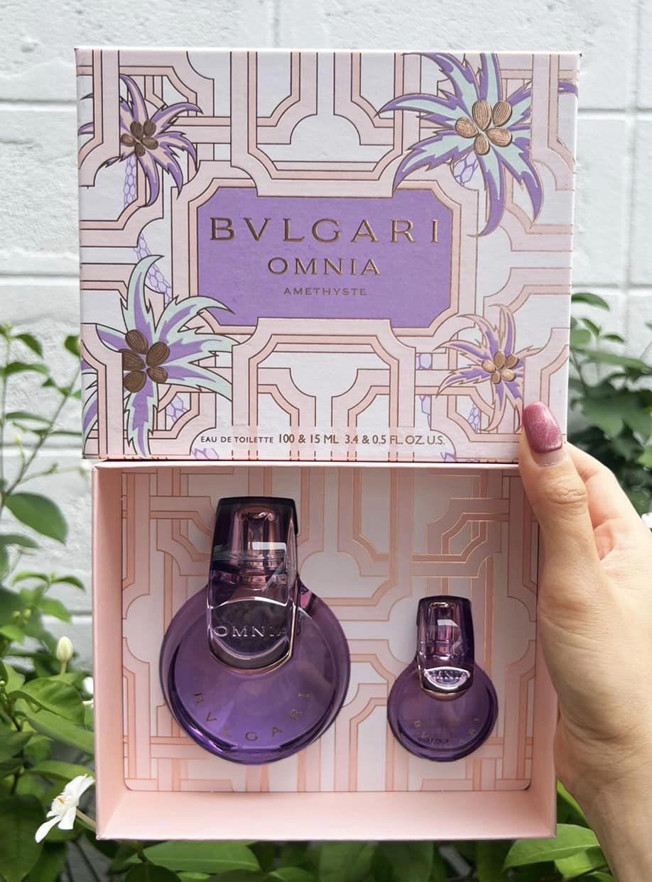 เซตน้ำหอม Bvlgari Omnia Amethyste Eau De Toilette (100มล.+15มล.) ของแท้