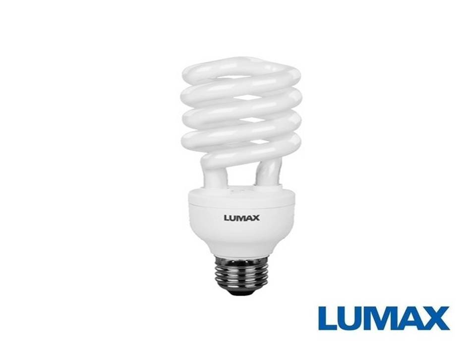 หลอดประหยัดทรงเกลียว 15W วอร์มไวท์ E27 LUMAX
