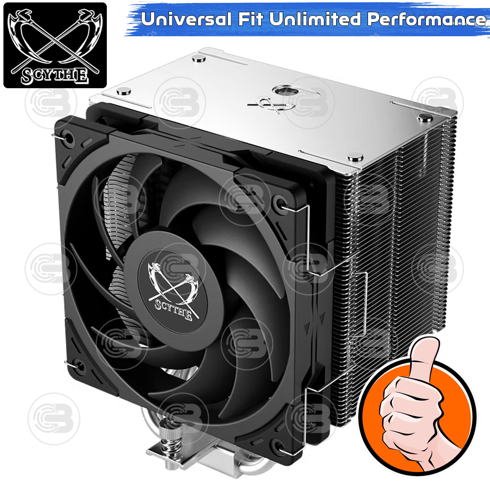 [CoolBlasterThai] SCYTHE MUGEN 6 CPU Cooler Single Tower 6 Heatpipes (AM5/LGA1851 Ready)