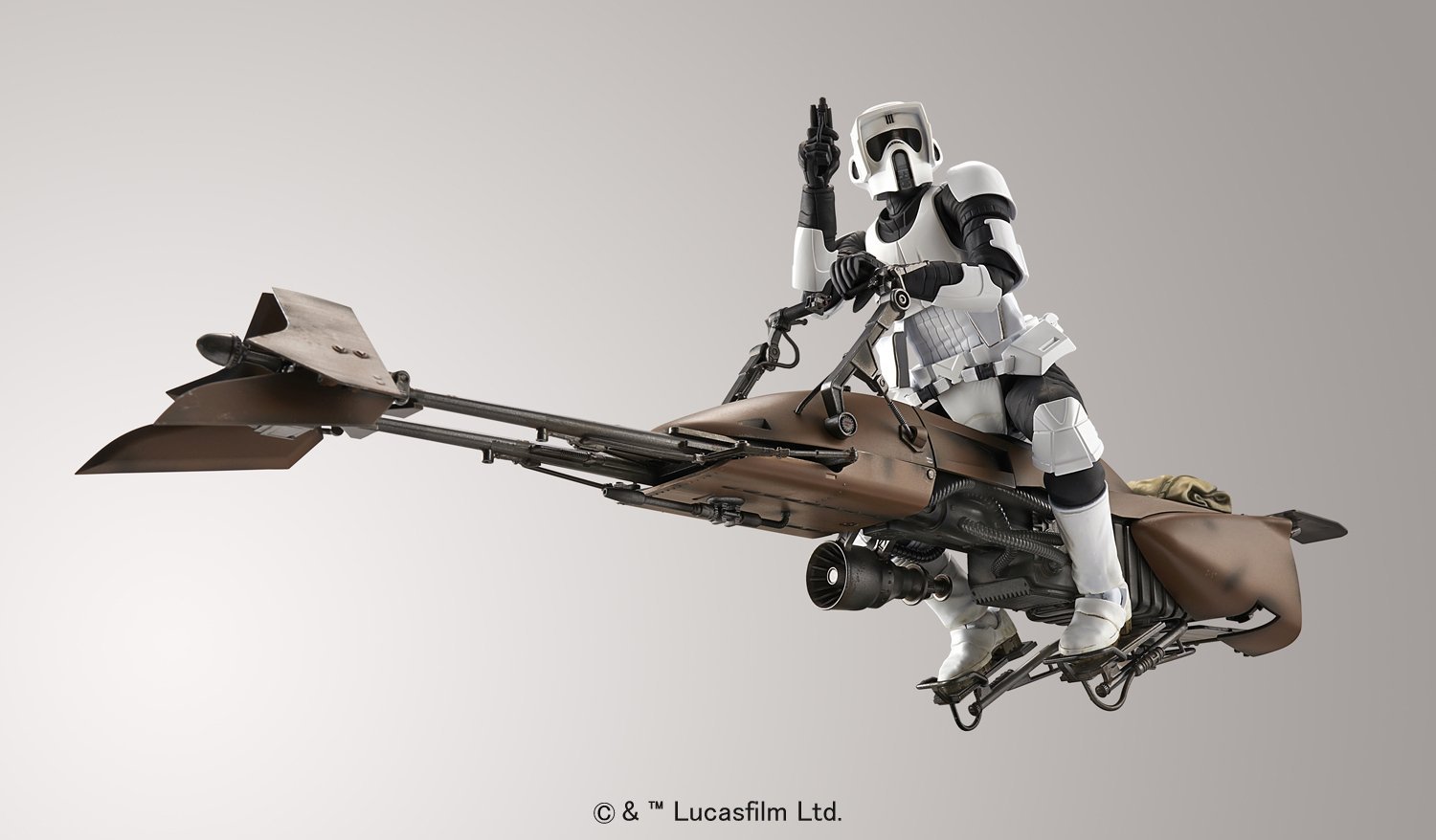 1/12 Scout Trooper and Speeder Bike BANDAI - Star Wars