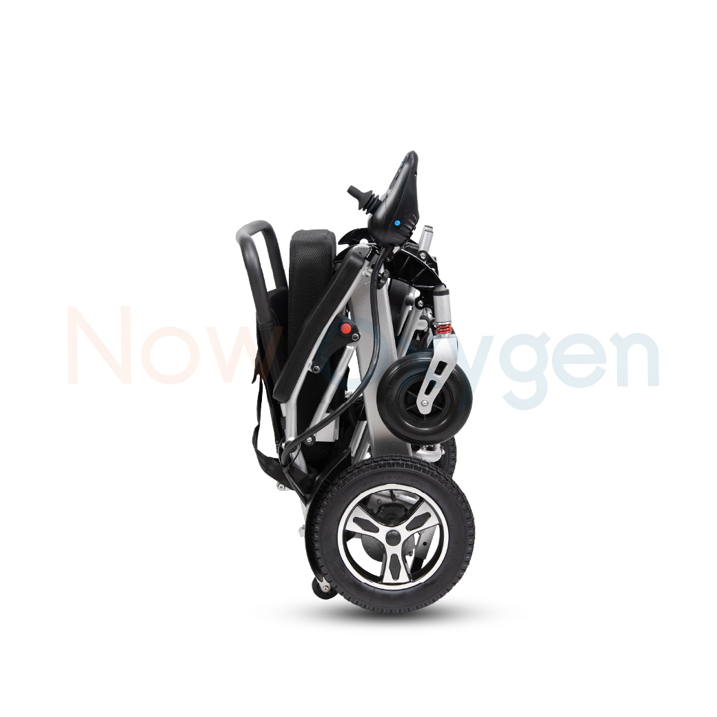 รถเข็นไฟฟ้าแบบพับได้ แบตเตอรี่ลิเธียม (Lithium Battery) รับประกัน 1 ปี