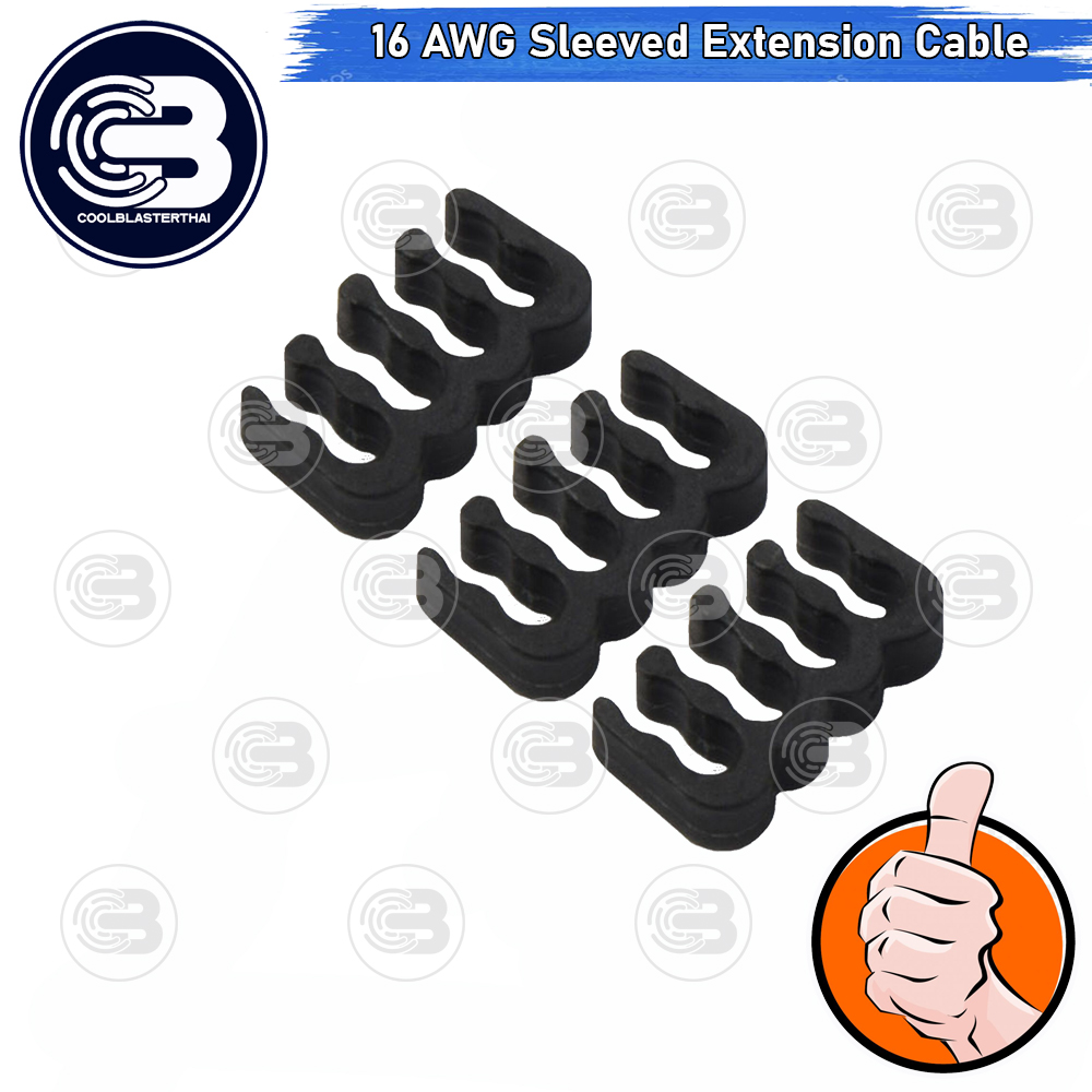 [CoolBlasterThai] 8-Pin (4+4) CPU 16 AWG SLEEVED EXTENSION CABLE BLACK