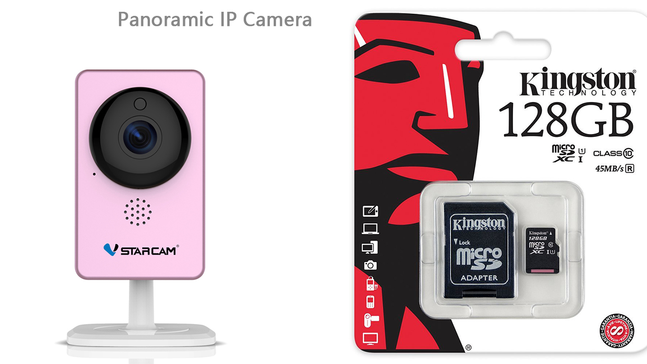 VStarcam C60S 128GB Panoramic IP Camera