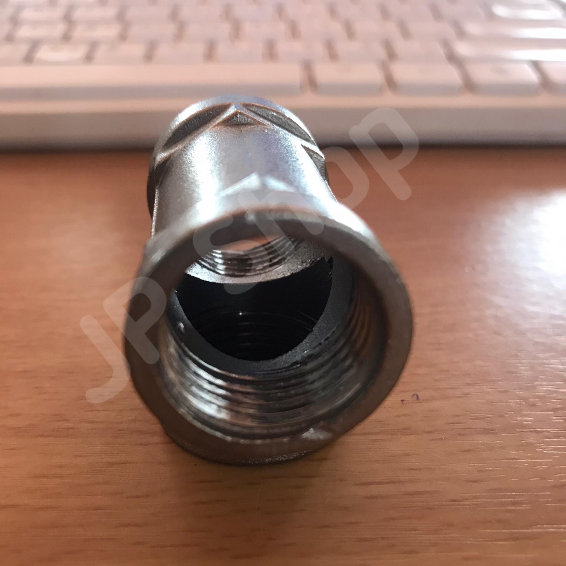 ข้อต่อสามทางสแตนเลส304 เกลียวใน ขนาด 4 หุน สแตนเลส304 ข้อต่อ สามทาง ขนาด4 หุน #2854