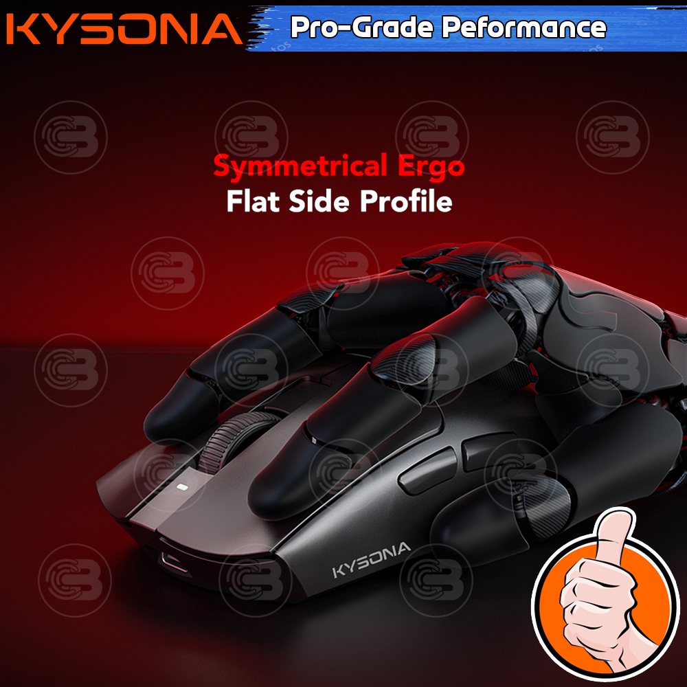 [CoolBlasterThai] KYSONA JUPITER SE Black 1K PAW3311/46± 3G/24000 DPI Gaming Mouse (1-Y Waranty)