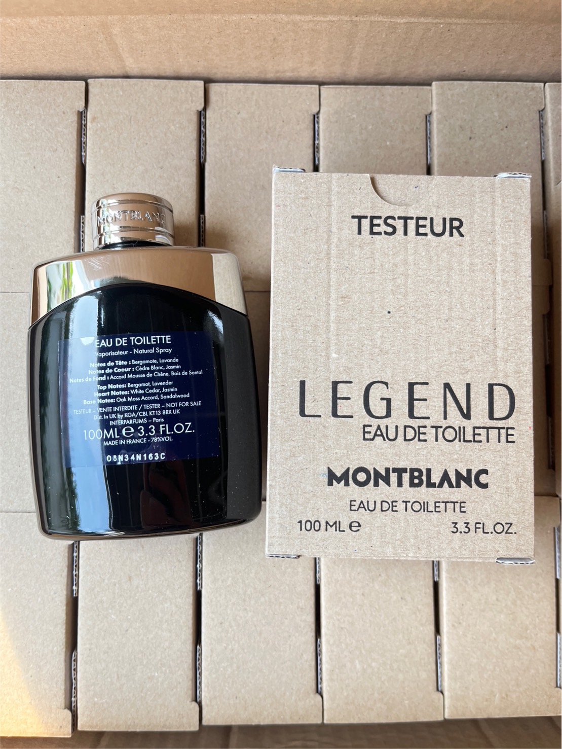 กล่องเทสเตอร์ Mont Blanc Legend Eau De Toilette 100ml. ของแท้