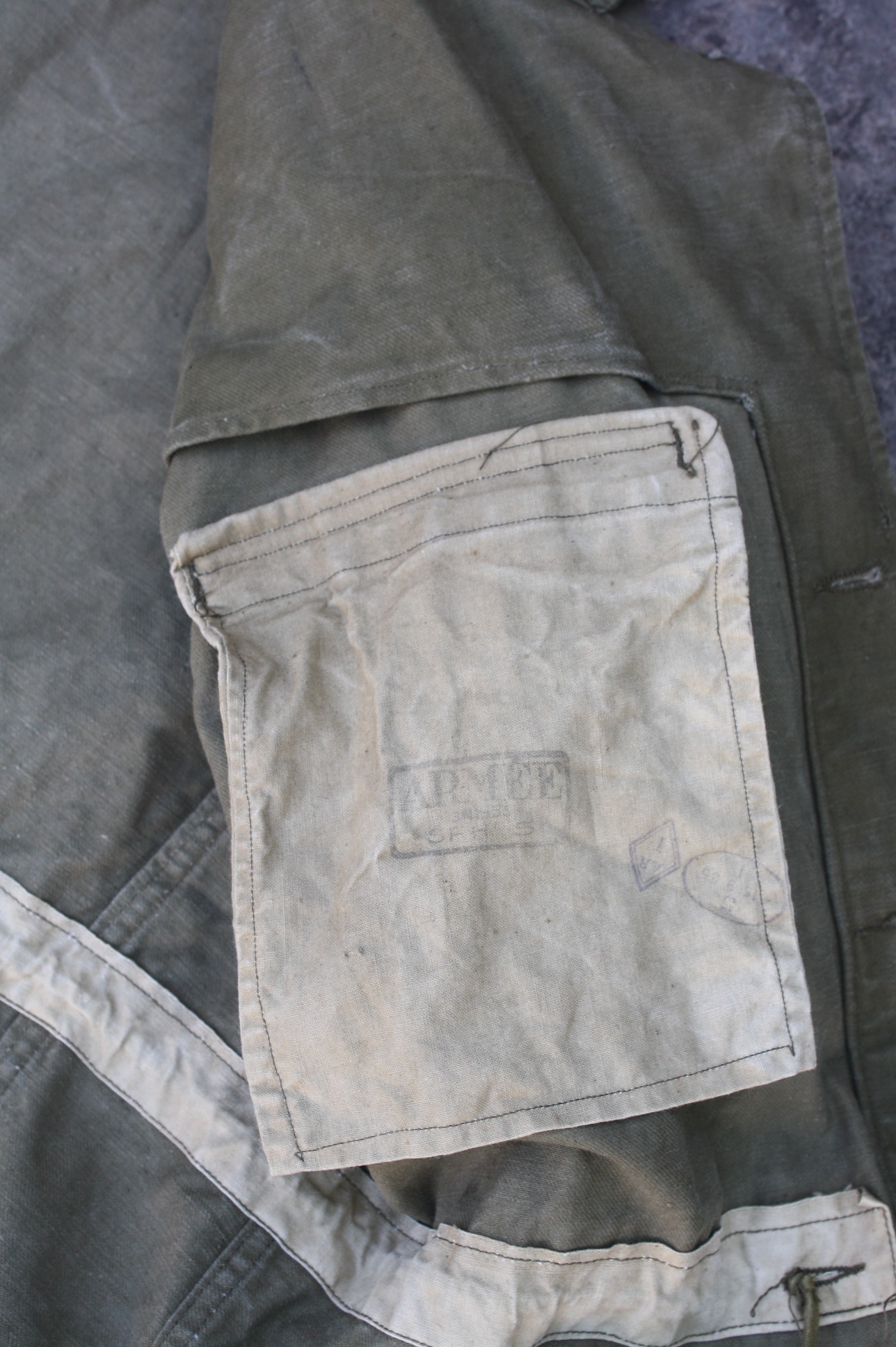 ขายแล้ว แจ็คเก็ตสนาม Gendarme M47 ฝรั่งเศส JKT51