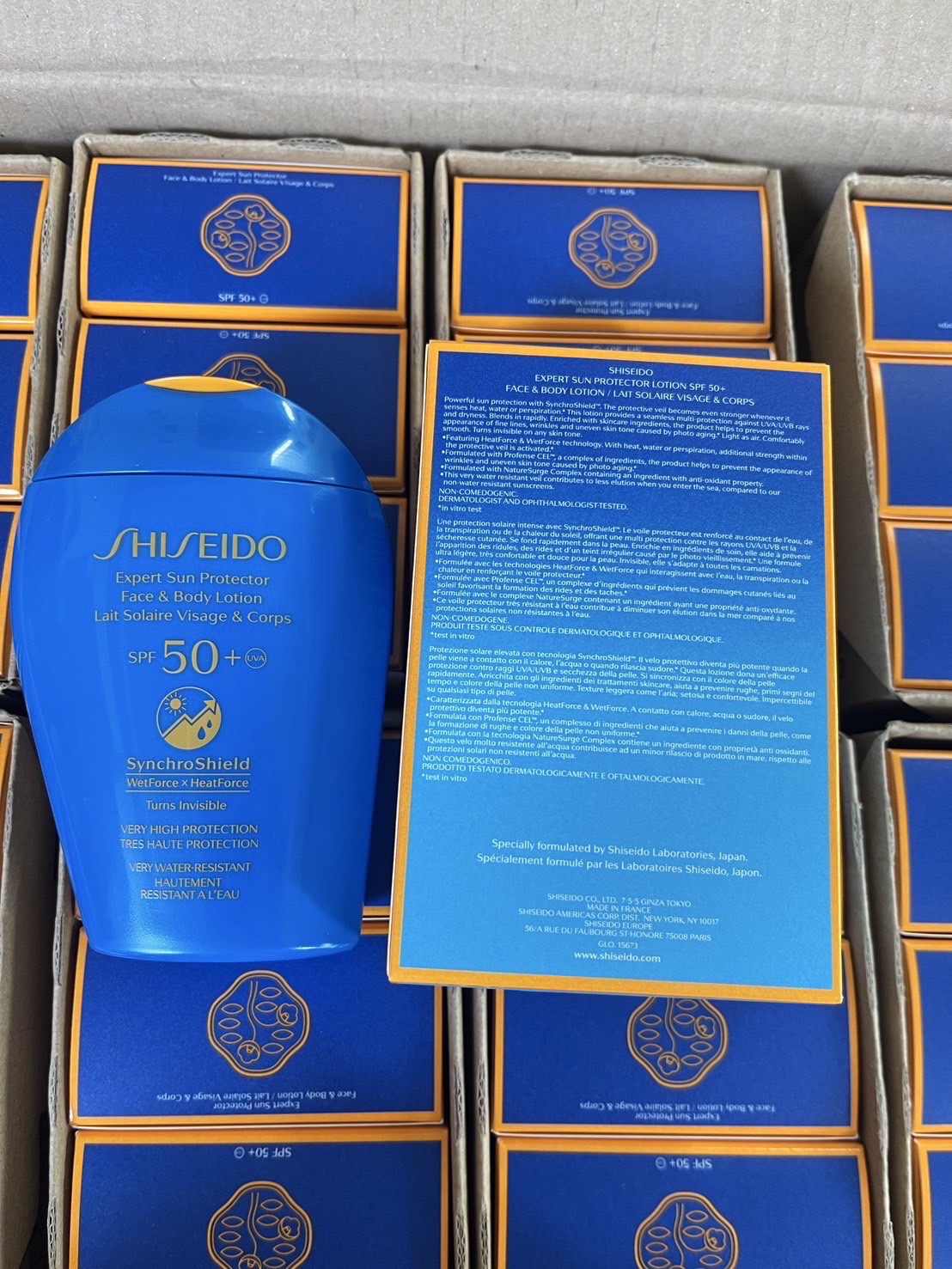 โลชั่นกันแดด Shiseido Sun Care Expert Sun Protector Face & Body Lotion ขนาด 150ml. ทาหน้าทาตัว
