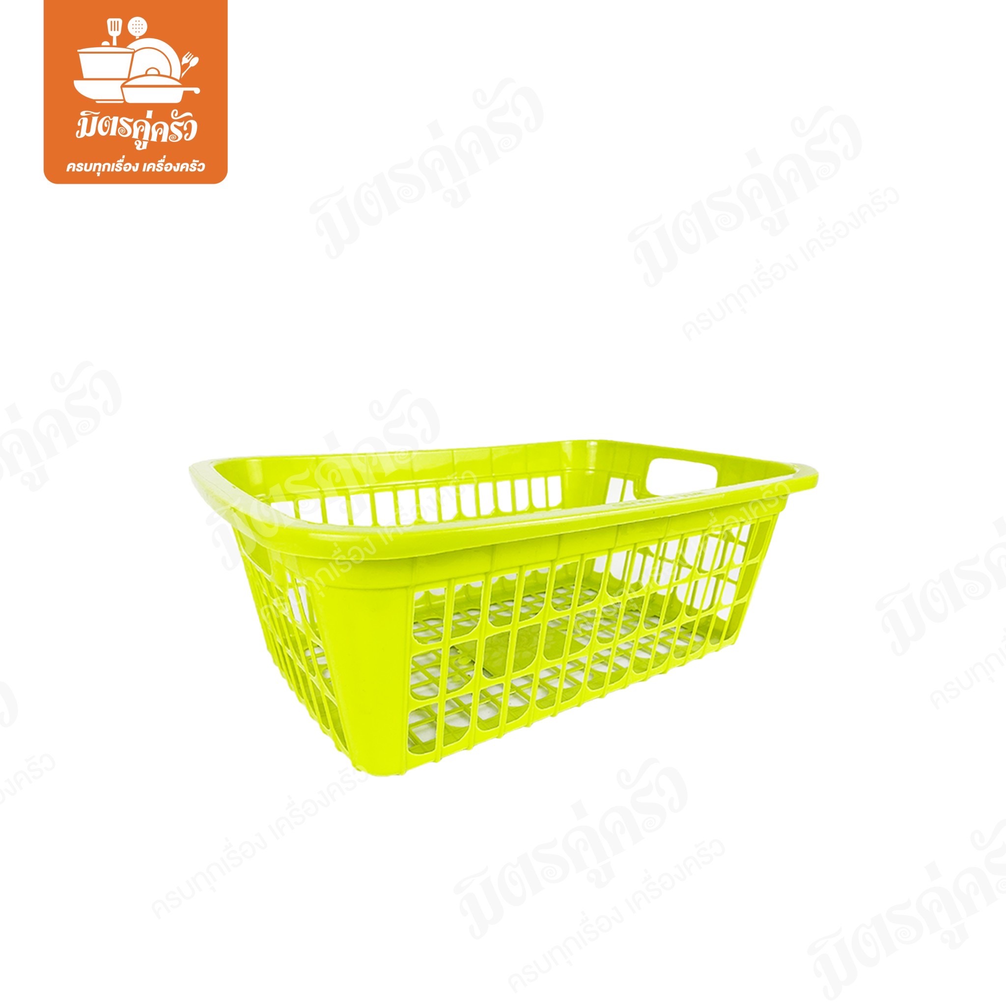 ตะกร้าเหลี่ยมต่ำ (ยูนิคอน)No.K1806 น้ำตาล