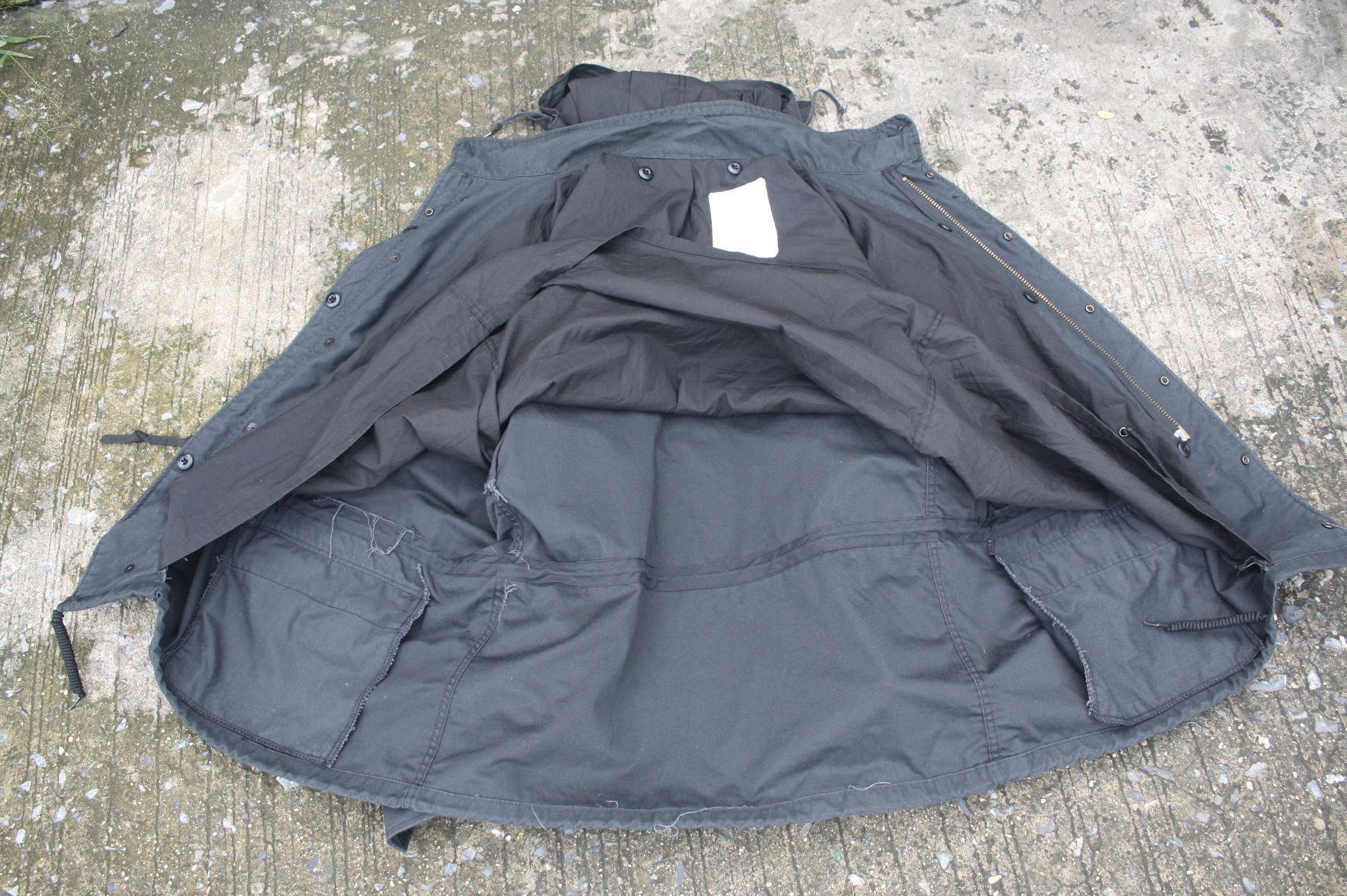 ขายแล้ว เสื้อทหารสหรัฐ M65 สีดำ Alphaindustries USA