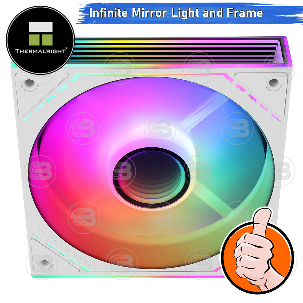 [CoolBlasterThai] Thermalright TL-M12W-S A-RGB Fan Case (size 120 mm.) ประกัน 3 ปี