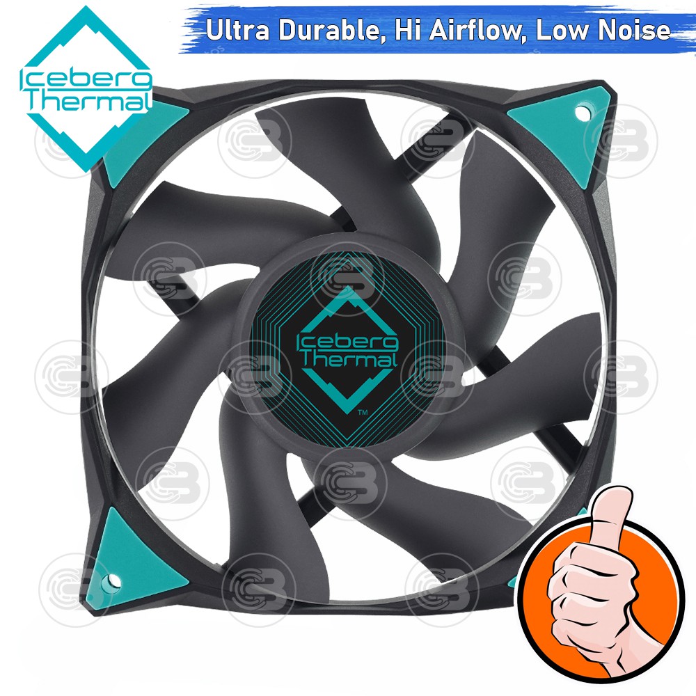 [CoolBlasterThai] Iceberg Thermal IceGALE 120 Black Fan Case (size 120 mm.) ประกัน 6 ปี