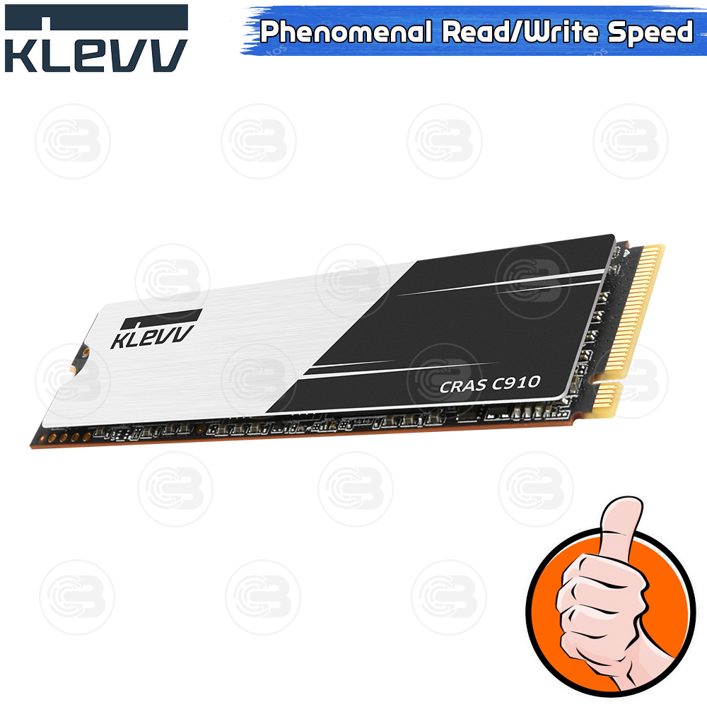 [CoolBlasterThai] KLEVV CRAS C910 SSD M.2 2280 NVMe PCIe GEN4x4 500GB (5Y-Warranty)