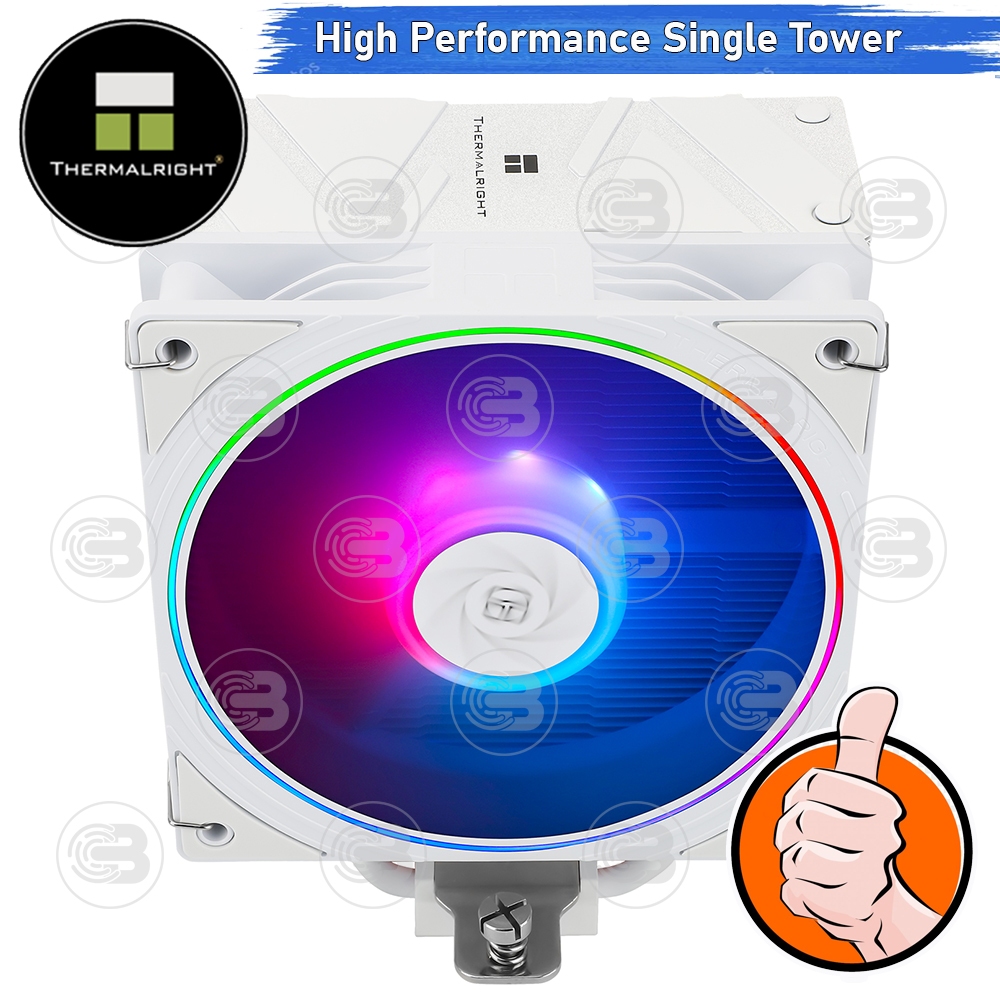 [CoolBlasterThai] Thermalright Assassin Spirit 120 EVO WHITE ARGB CPU Heat Sink (AM5/LGA1851 Ready)ประกัน 3 ปี