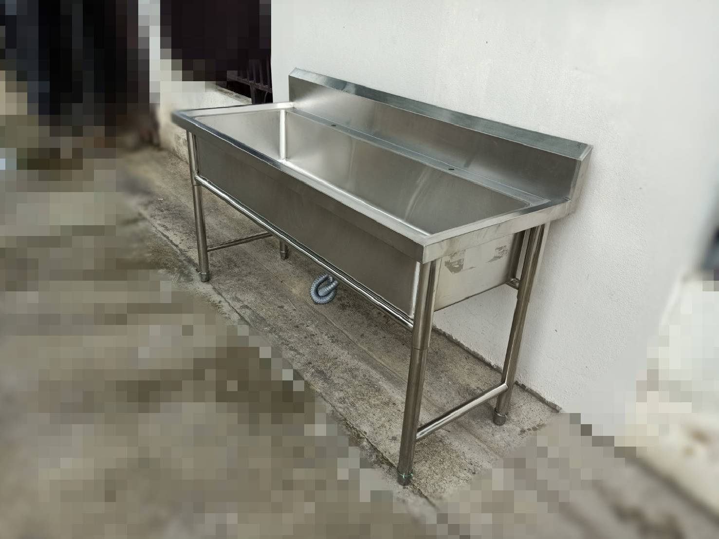 ซิงค์ล้างจานสแตนเลส 1 หลุมใหญ่150CM รุ่น： SWSY-156080