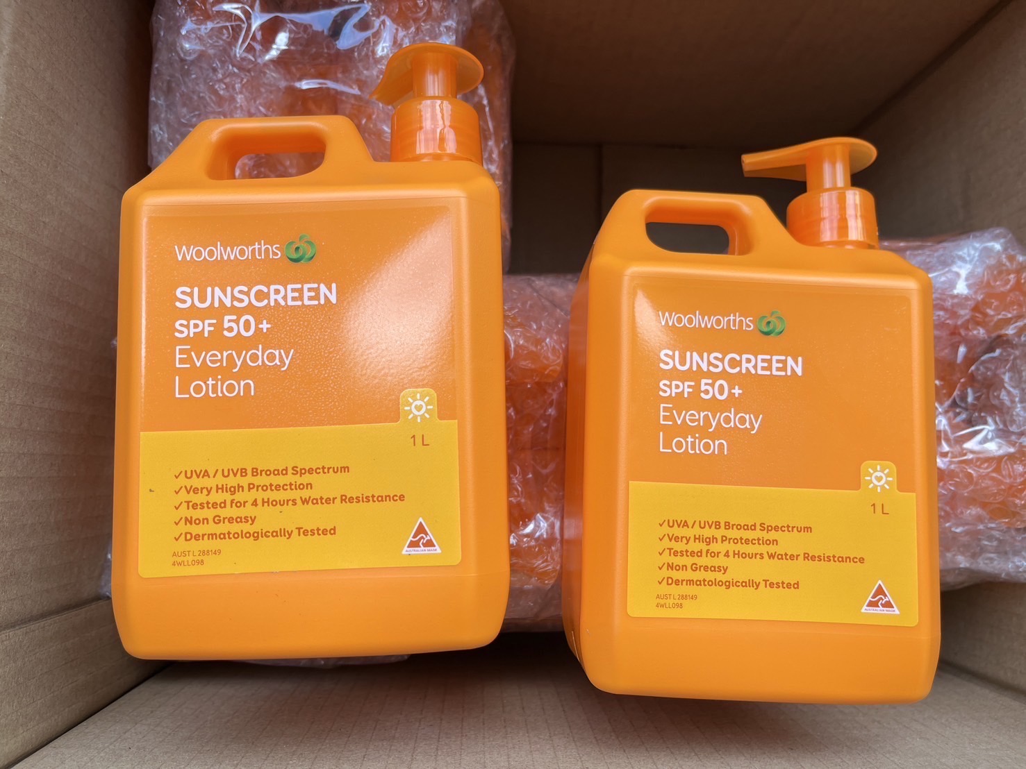 ครีมกันแดดแกลลอน Woolworths Everyday Sunscreen Spf 50+ (1000ml.) ของแท้