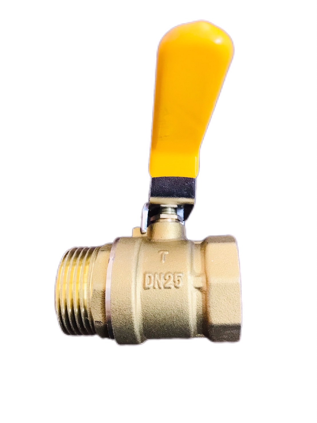 บอลวาล์วทองเหลือง ขนาด 1 นิ้ว เกลียวนอก -ใน (#13240)