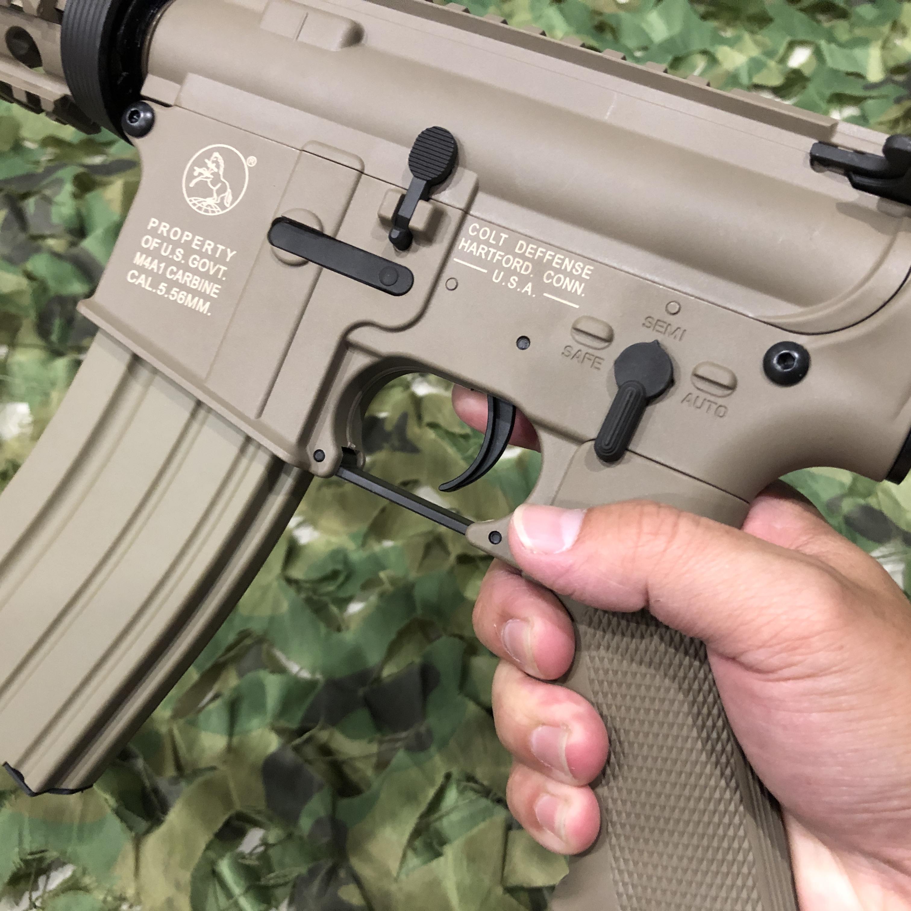 ปืนเจล ปืนเจลไฟฟ้า รุ่น M4A1 (Semi Auto&Full Auto)