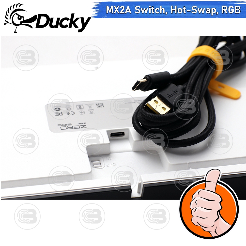 [CoolBlasterThai] Ducky ZERO 6108 Tri-Mode Connectivity BROWN MX2A Switch 100% TH/EN