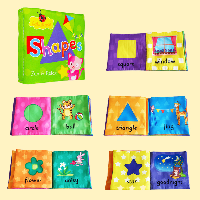 หนังสือผ้า Shapes