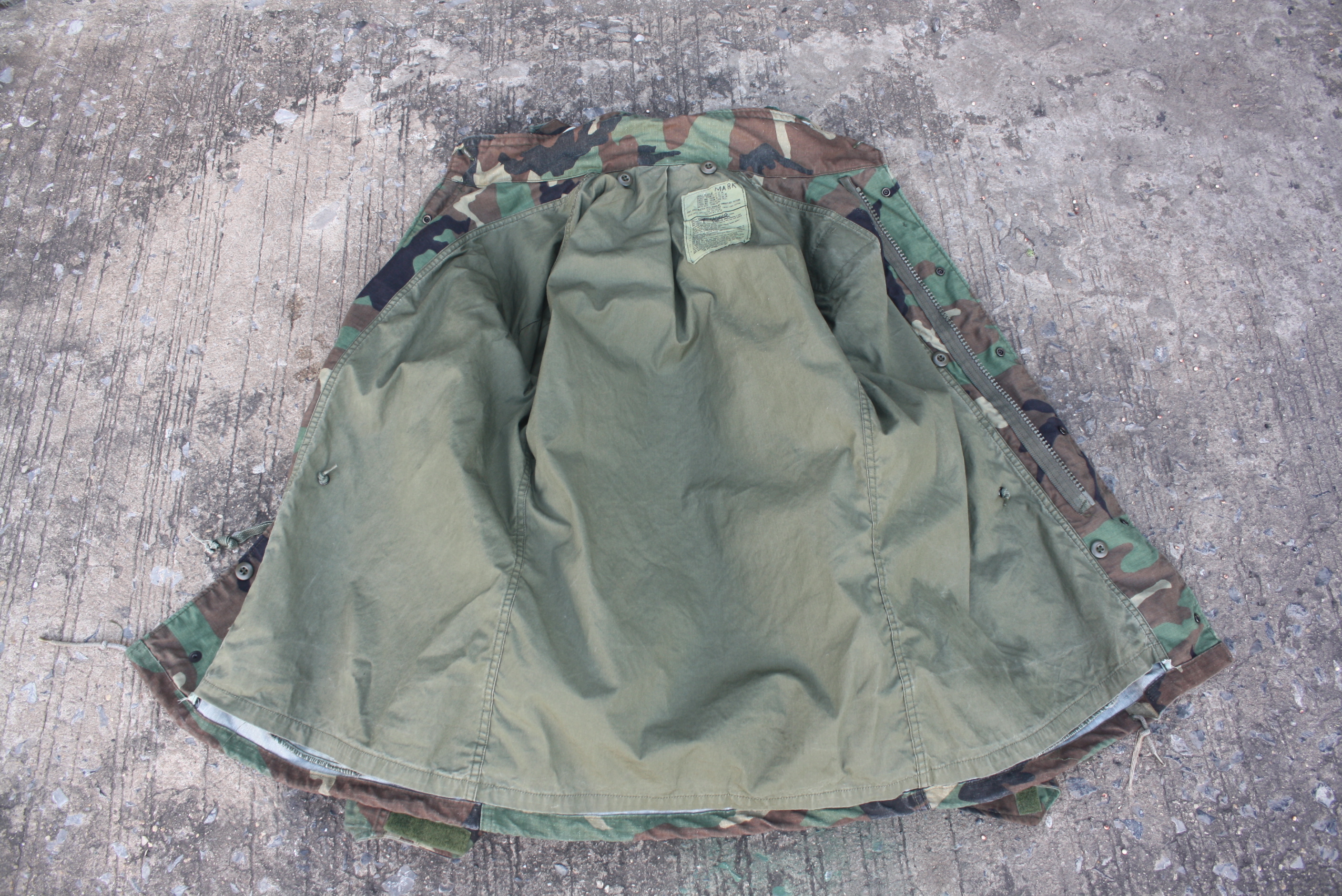 เสื้อทหาร M65 Class2 Pattern 3 ลายพราง