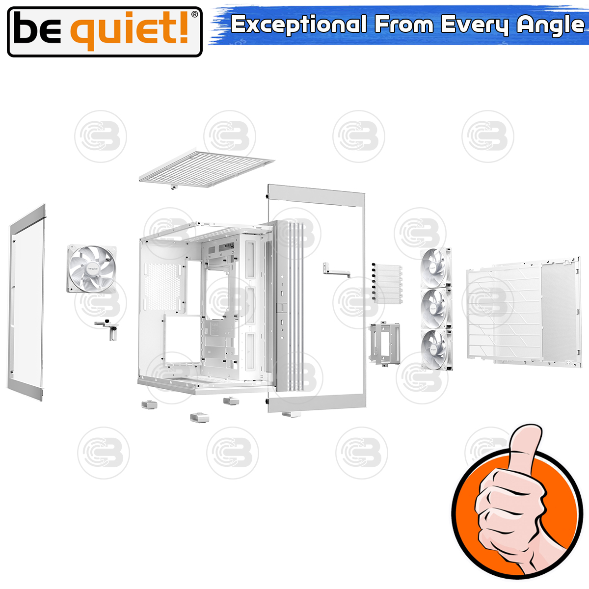 [CoolBlasterThai] Be Quiet LIGHT BASE 600 LX White PC Case (BGW68) ประกัน 3 ปี
