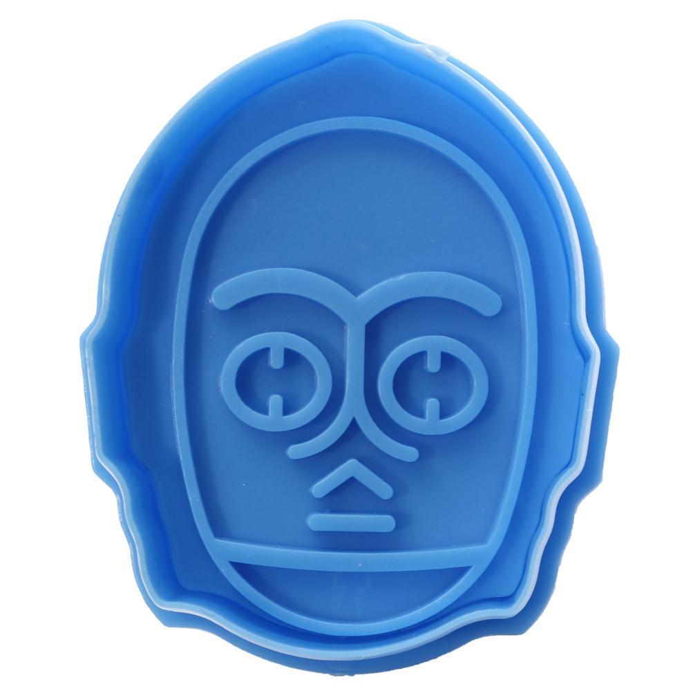 แม่พิมพ์ขนม คุ้กกี้ 4 แบบ C-3PO Chewbacca Yoda Darth Vader - Star Wars Cookies