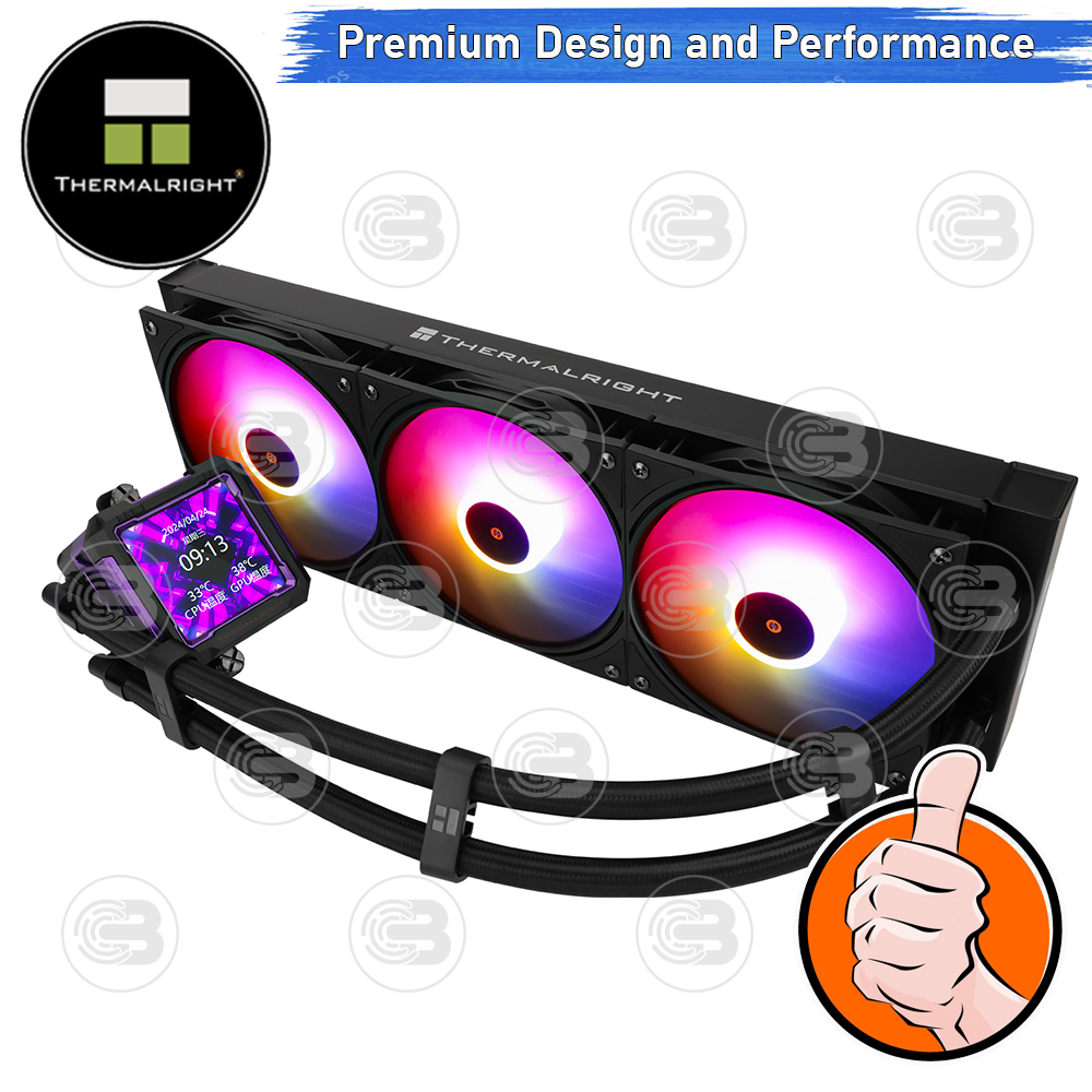 [CoolBlasterThai] Thermalright FROZEN WARFRAME PRO 360 ARGB BLACK AIO Liquid CPU Cooler (AM5/LGA1851 Ready) ประกัน 5 ปี