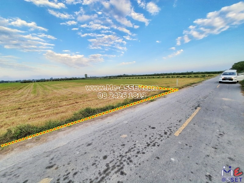 ขายที่ดินเกษตร ย่าน สนามคลี ตลิ่งชัน หนองศาลา หนองพันกง อำเภอเมือง สุพรรณบุรี : ใกล้ อบต.ตลิ่งชัน : 13-2-92.3 ไร่