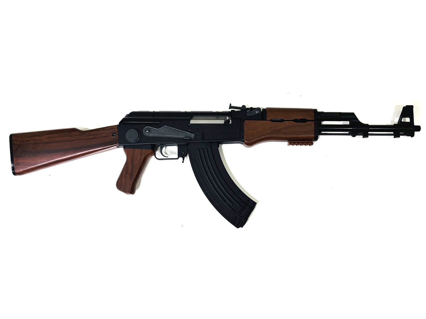 ปืนเจล ปืนเจลไฟฟ้า รุ่น AK47 ท่ออลู+ฮอปอัพ (Sime&Full&Blowback)