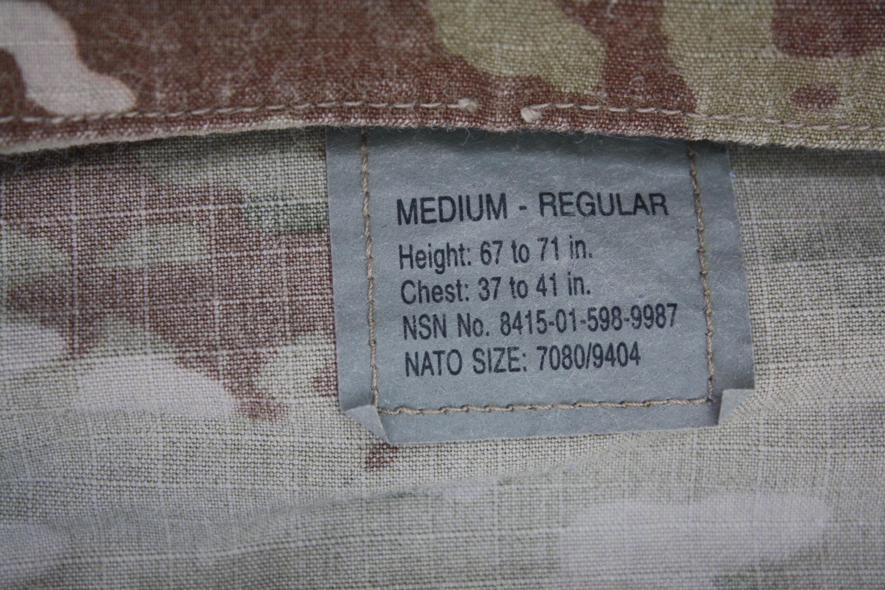 เสื้อทหารสหรัฐ Operational camouflage pattern (ocp). Scorpion W2, (Initial pattern)