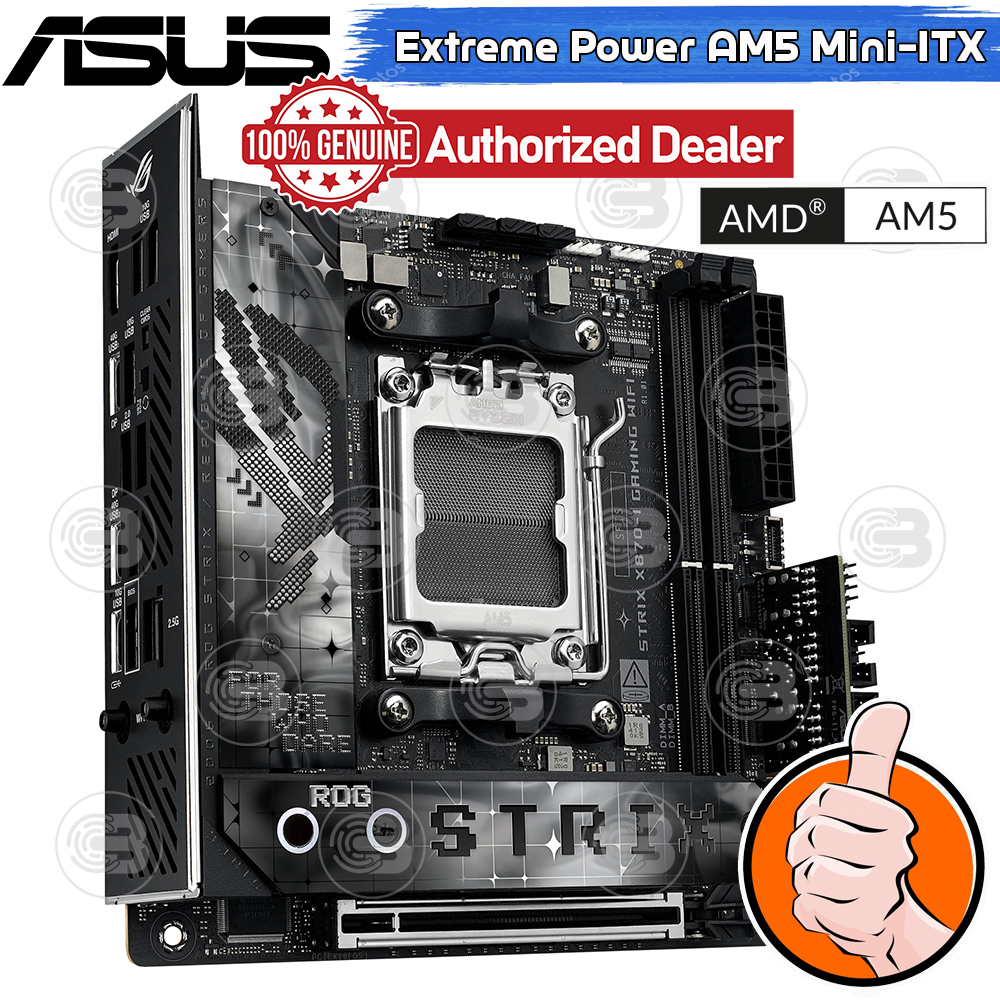 [CoolBlasterThai] ASUS MAINBOARD ROG STRIX X870-I GAMING WIFI AMD SOCKET AM5 DDR5 MINI-ITX ประกัน 3 ปี