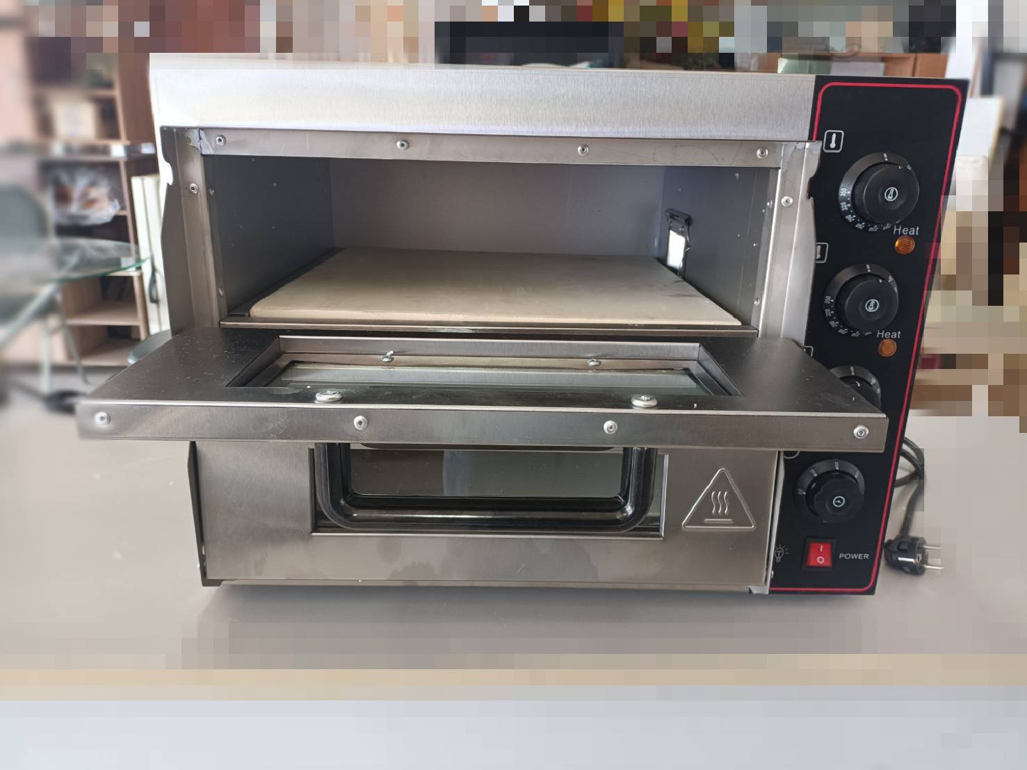 เตาอบพิชซ่าไฟฟ้าสแตนเลส 2 ชั้น รุ่น : EB-2