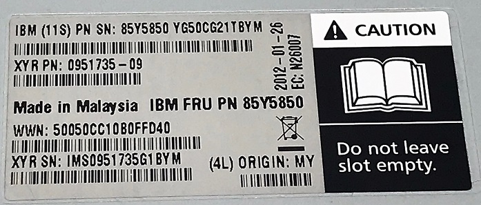 IBM 85Y5850 [TorCompTH - ขาย จำหน่าย ราคา] IBM Expansion Canister ESM Controller for V7000 2076-212/224