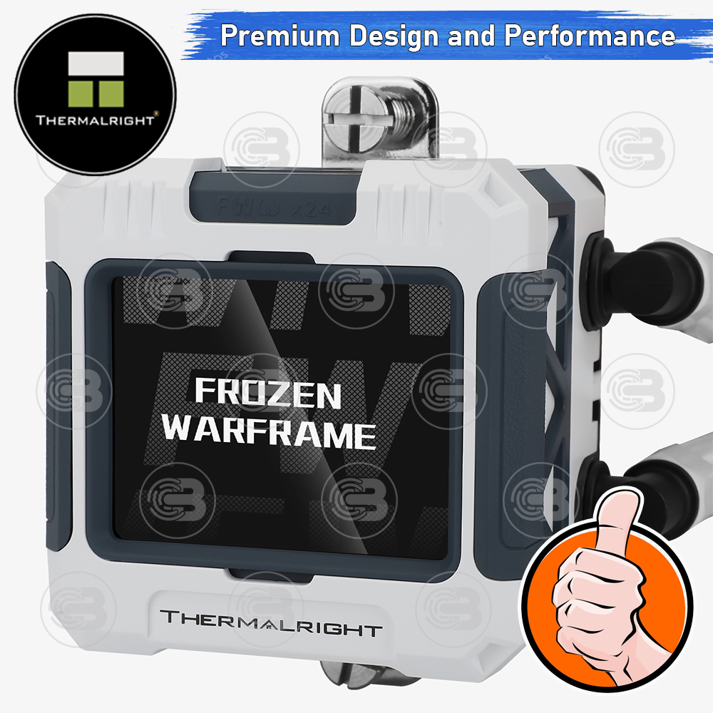 [CoolBlasterThai] Thermalright FROZEN WARFRAME 360 WHITE ARGB AIO Liquid CPU Cooler (AM5/LGA1851 Ready) ประกัน 5 ปี