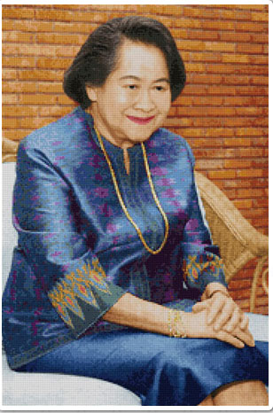 สมเด็จพระพี่นางฯ (สี-ประทับนั่ง)