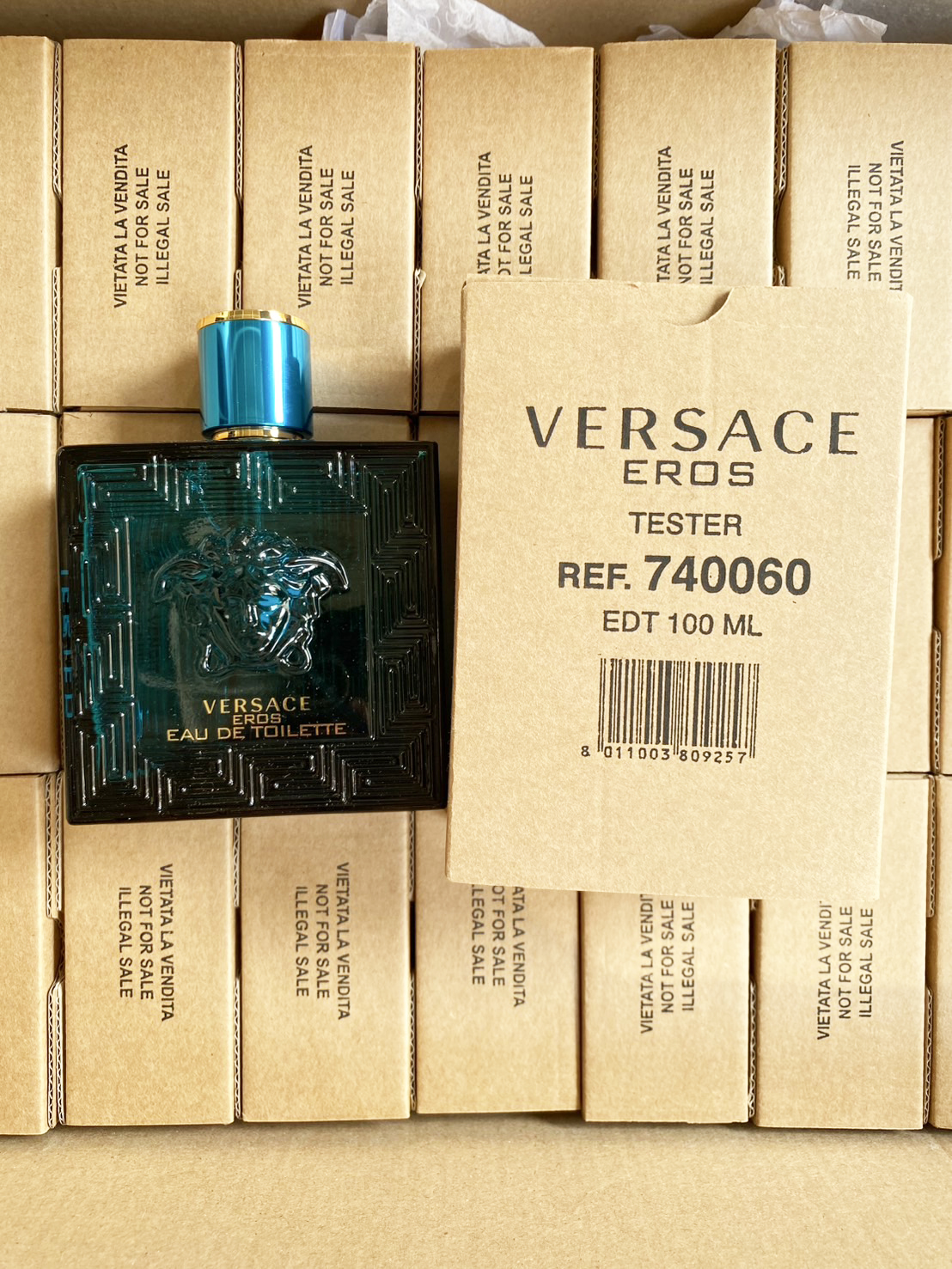 Versace Eros Eau De Toilette 100ml. กล่องเทสเตอร์ ของแท้ 100%