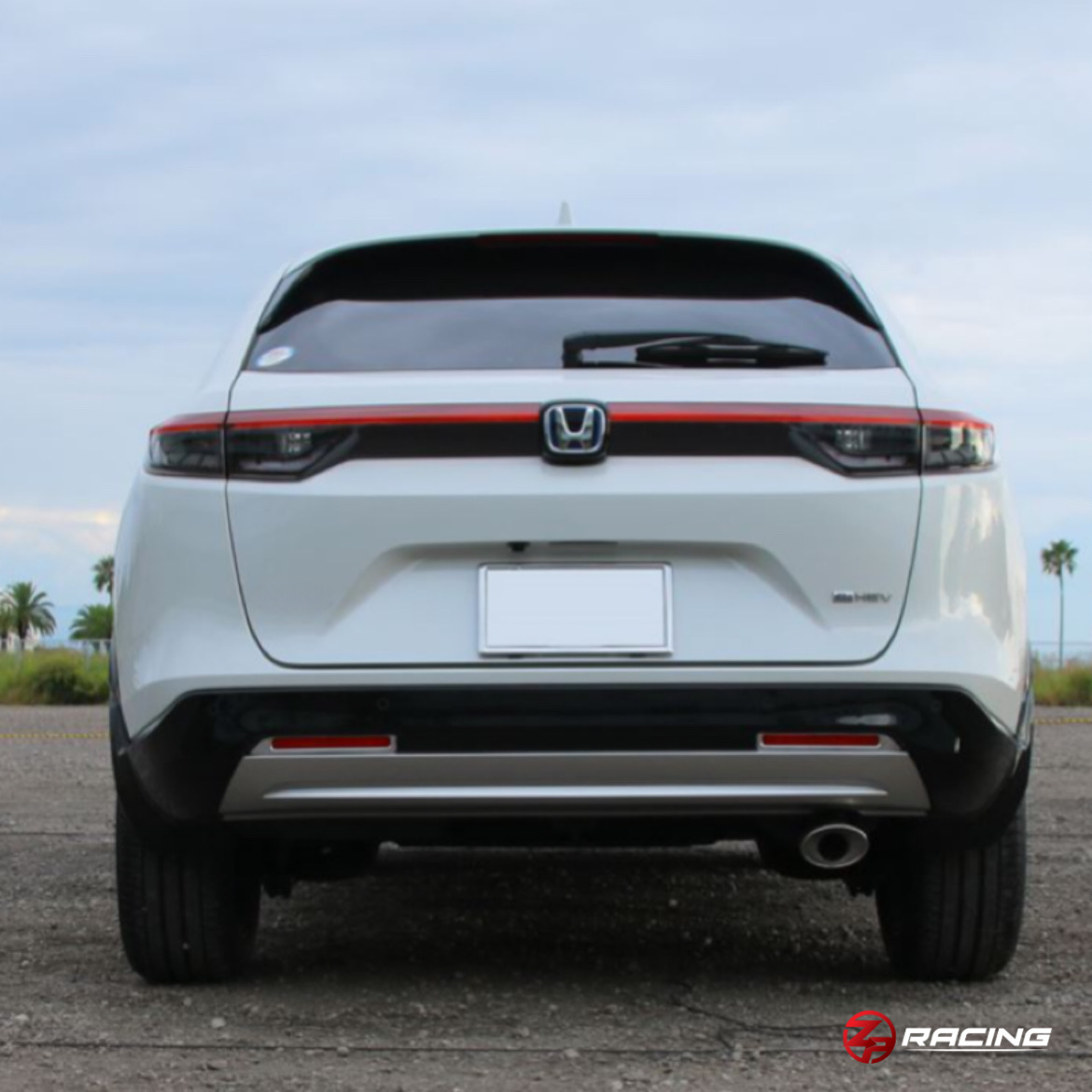 ครอบไฟทับทิมท้าย Honda HR-V e:HEV (RV) โครเมียม