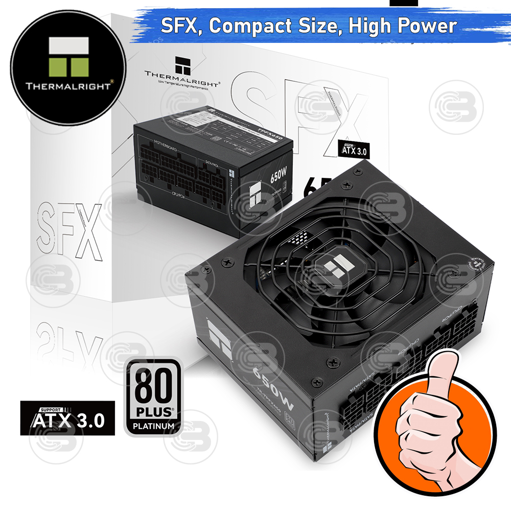 [CoolBlasterThai] Thermalright SFX Power Supply 650W 80 Plus Platinum Embossed Full Modular (TPFX 650) ประกัน 7 ปี