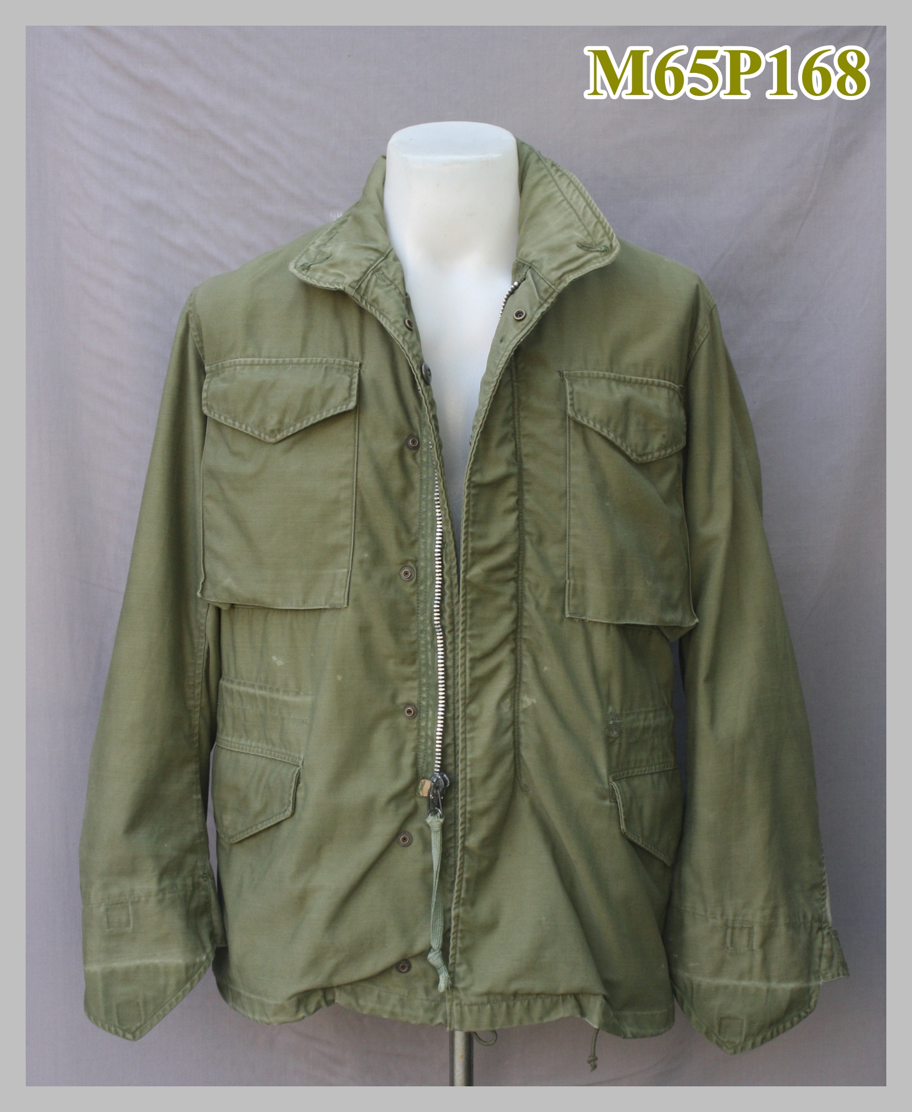 M65 Pattern 1 1965 Vietnam War เสื้อทหารสหรัฐ M65