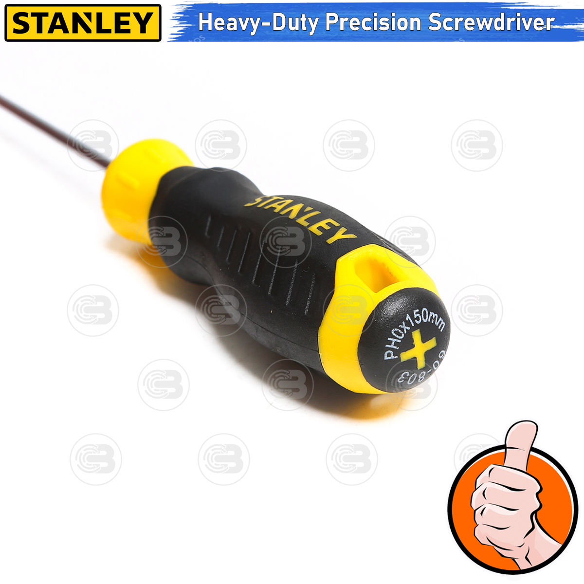 [CoolBlasterThai] STANLEY CUSHION GRIP SCREW DRIVER PHILLIPS PH0 x 150MM (STMT60803-8)