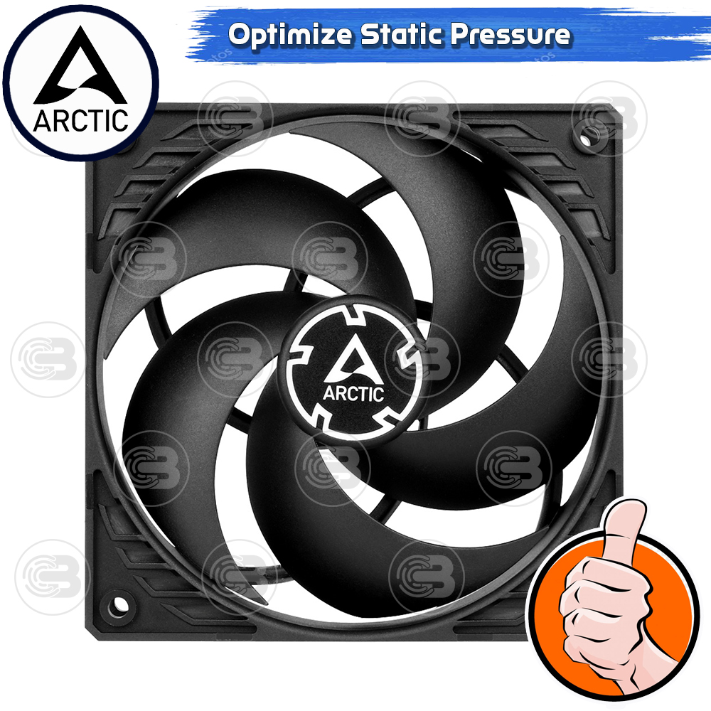 [CoolBlasterThai] ARCTIC P12 Black (size 120 mm.) PC Fan Case ประกัน 6 ปี