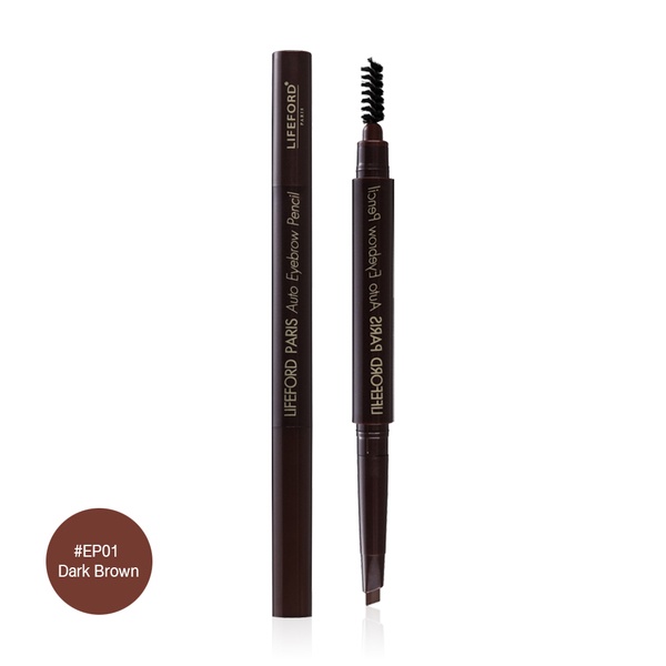 แท้พร้อมส่ง• Lifeford Paris Auto Eyebrow pencil 0.25g. (สี Dark Brown/สี Warm Tan) ไลฟ์ฟอร์ด ปารีส ออโต้ อายโรว์ เพนซิล