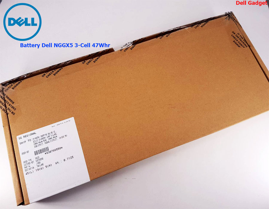 Battery Dell Latitude E5270, 3-Cell, 47Wh, แบตเตอรี่ Dell NGGX5 ของแท้รับประกันศูนย์ Dell Thailand On-site Service