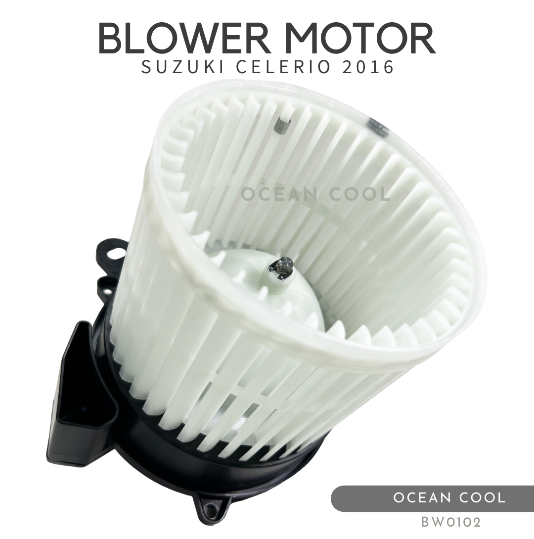 โบลเวอร์ ซูซูกิ เซเลริโอ BW0102 Blower Suzuki Celerio โบเวอร์ พัดลมแอร์ แอร์รถยนต์ พัดลมโบลเวอร์ มอเตอร์ มอเตอร์แอร์ พัดลมแอร์รถยนต์ รถยนต์
