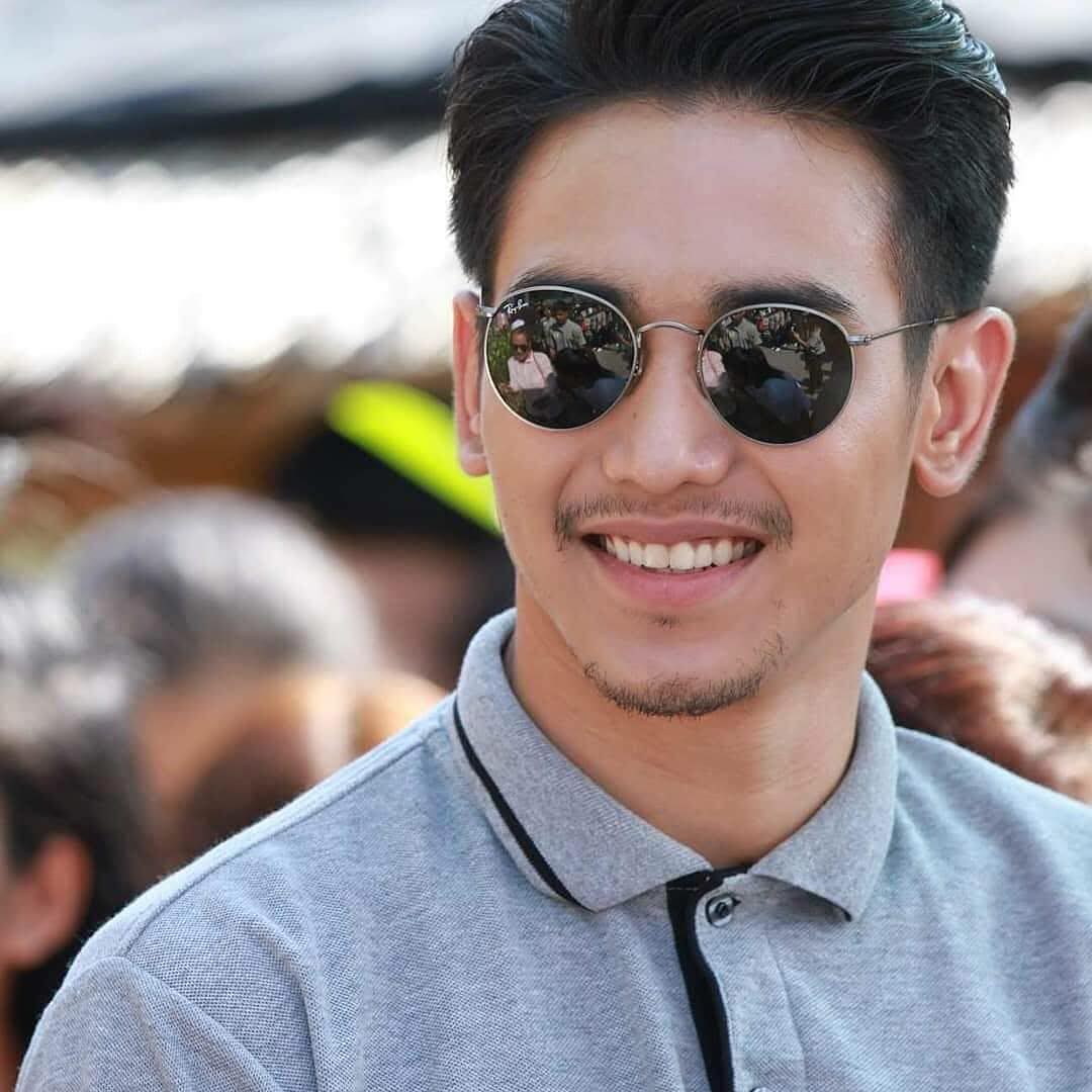 แว่นกันแดด RayBan RB3447 029 Size 53 MM. ROUND METAL