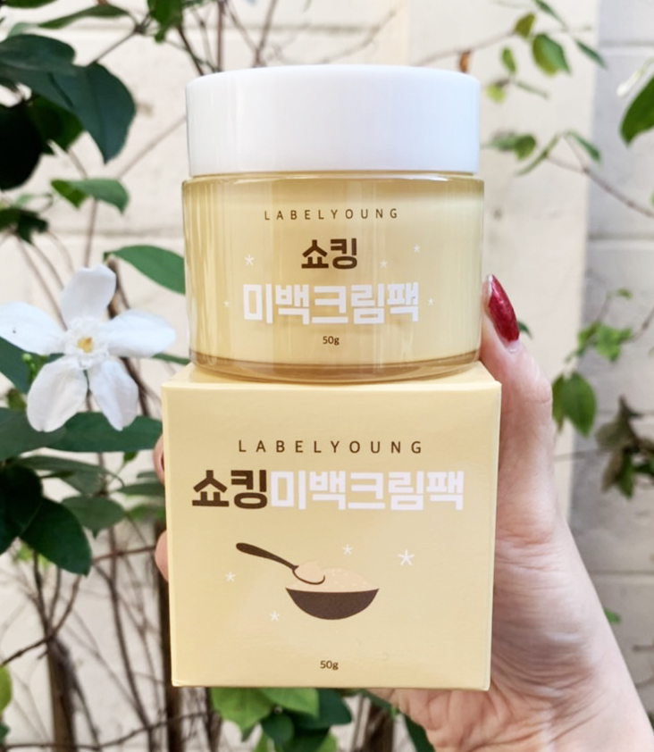 Label Young Shocking Whitening Cream Pack 50g. ครีมน้ำนมสูตรใหม่ 2025