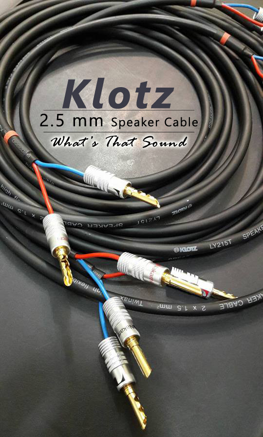 สายลำโพง Klotz 2.5mm (แบ่งตัด)